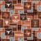 Sykel Enterprises-University of Texas Cotton Quilting Fabric-Texas Longhorns Argyle Boxes Cotton Fabric Sold by the Yard